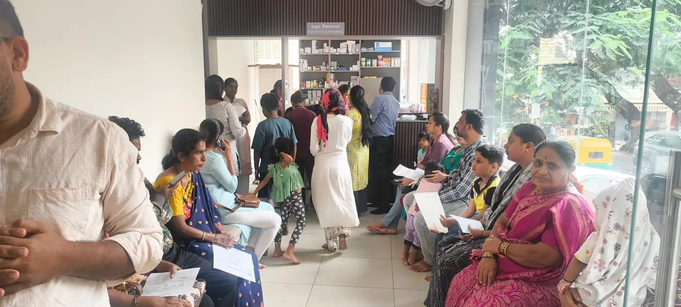 Pushtitha Pharma counter
